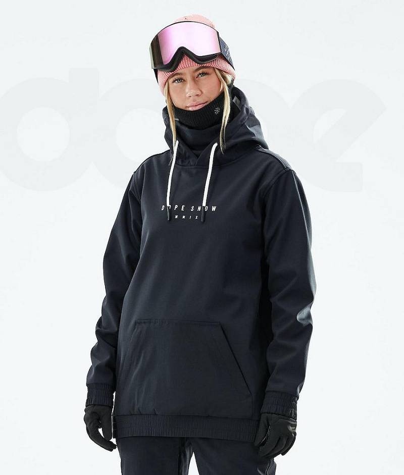 Black Women's Dope Yeti W 2021 Snowboard Jackets | India_D1493