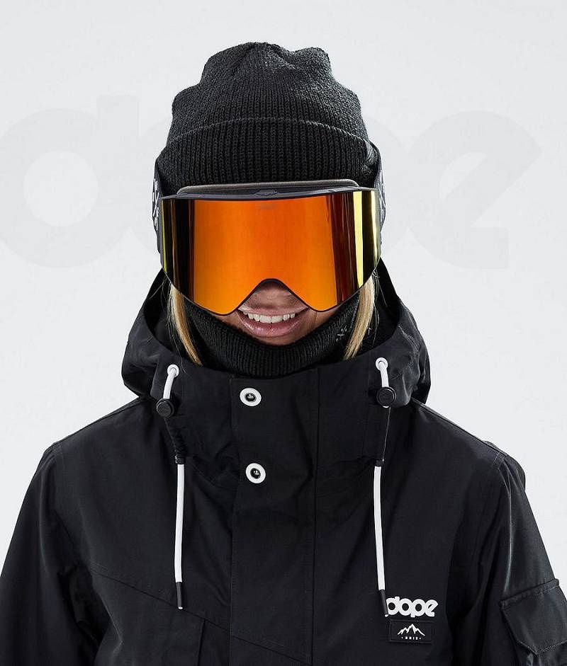 Black / Red Women's Dope Sight Goggles | India_D1209