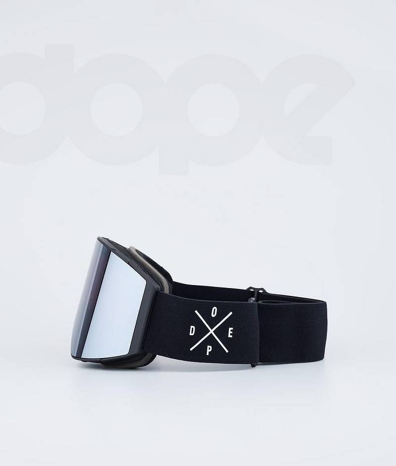 Black / Silver Men's Dope Sight Goggles | India_D2119