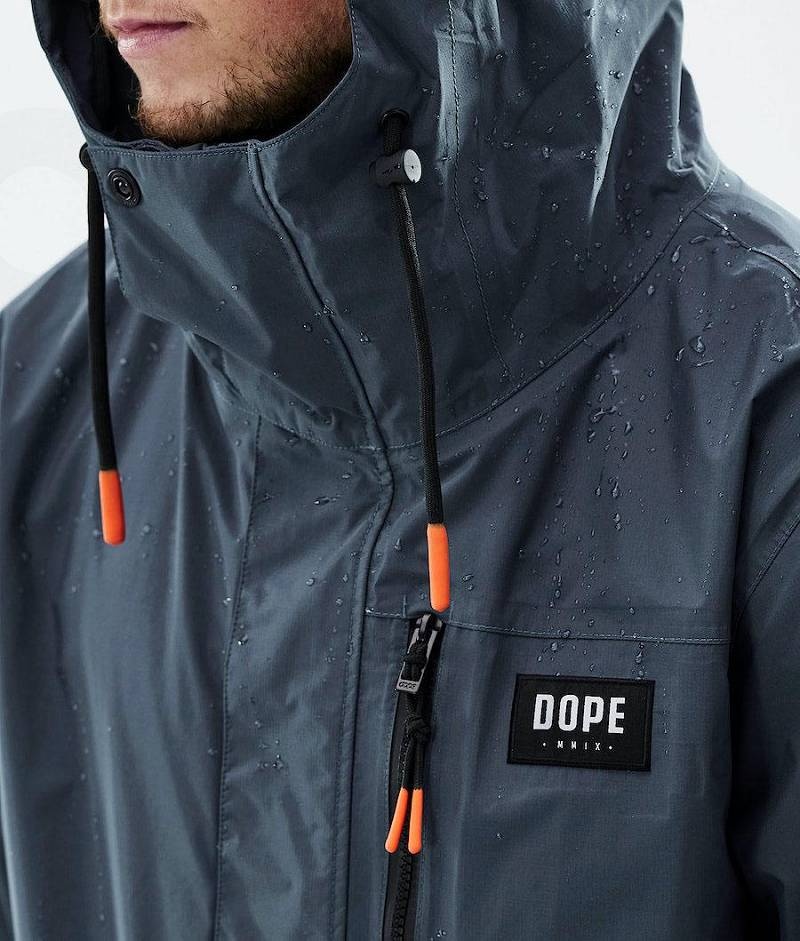 Blue Men's Dope Blizzard Light Full Zip Outdoor Jackets | India_D2008