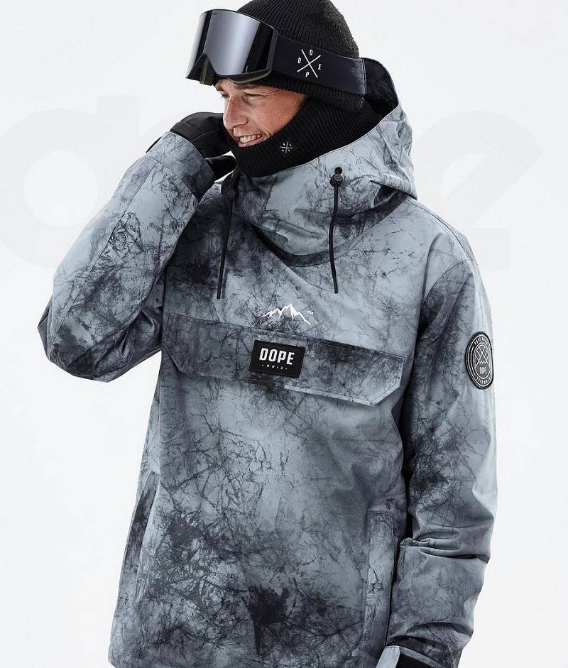 Blue Men's Dope Blizzard Snowboard Jackets | India_D2489