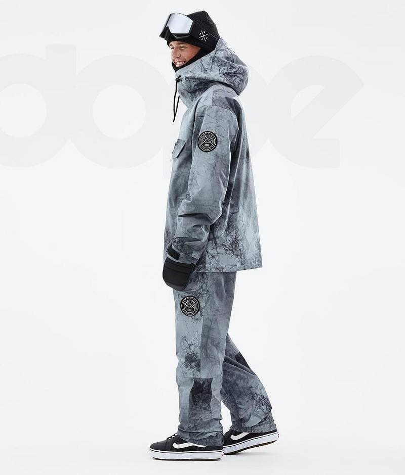 Blue Men's Dope Blizzard Snowboard Jackets | India_D2489