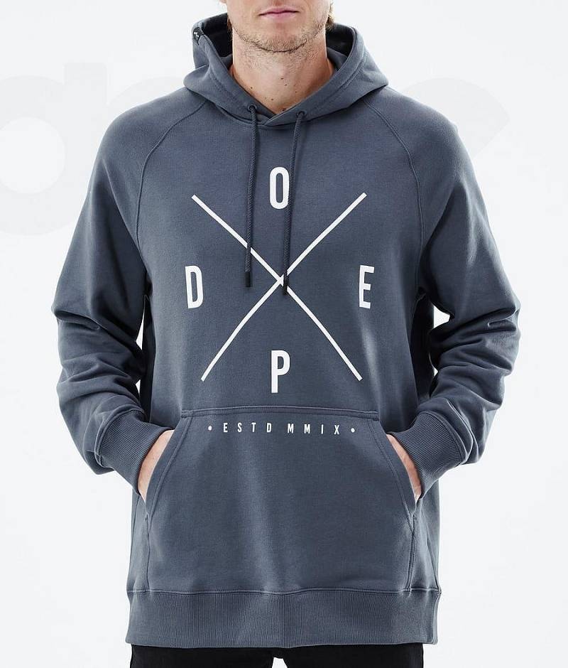 Blue Men's Dope Common Hoodies | India_D2442