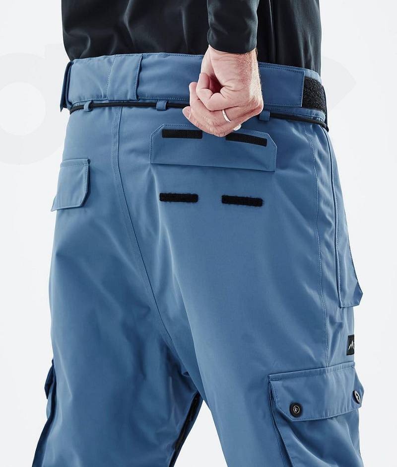 Blue Men's Dope Iconic Snowboard Pants | India_D2286