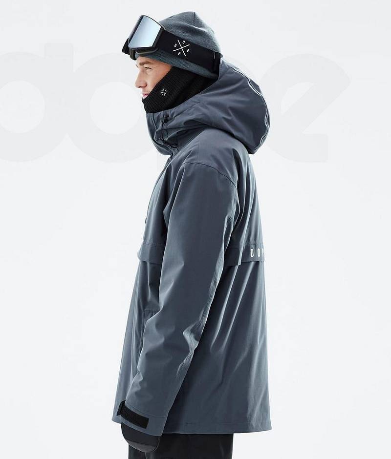 Blue Men's Dope Legacy Snowboard Jackets | India_D2061