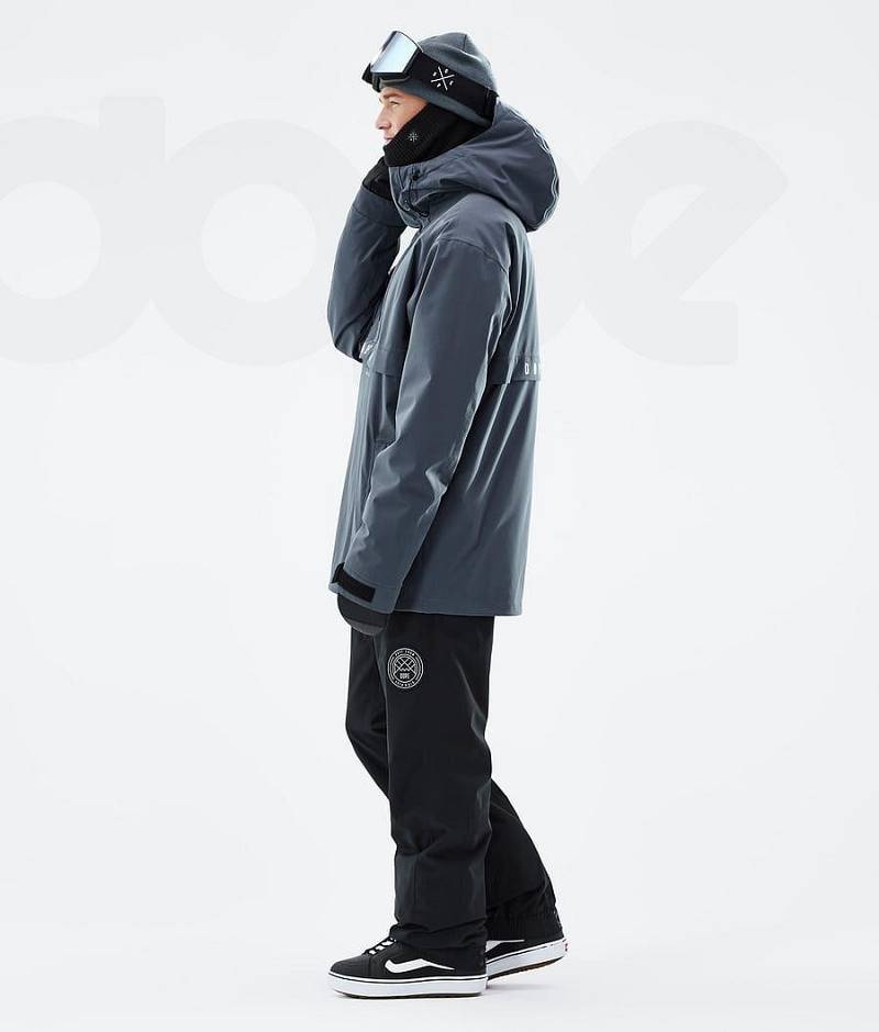Blue Men's Dope Legacy Snowboard Jackets | India_D2061
