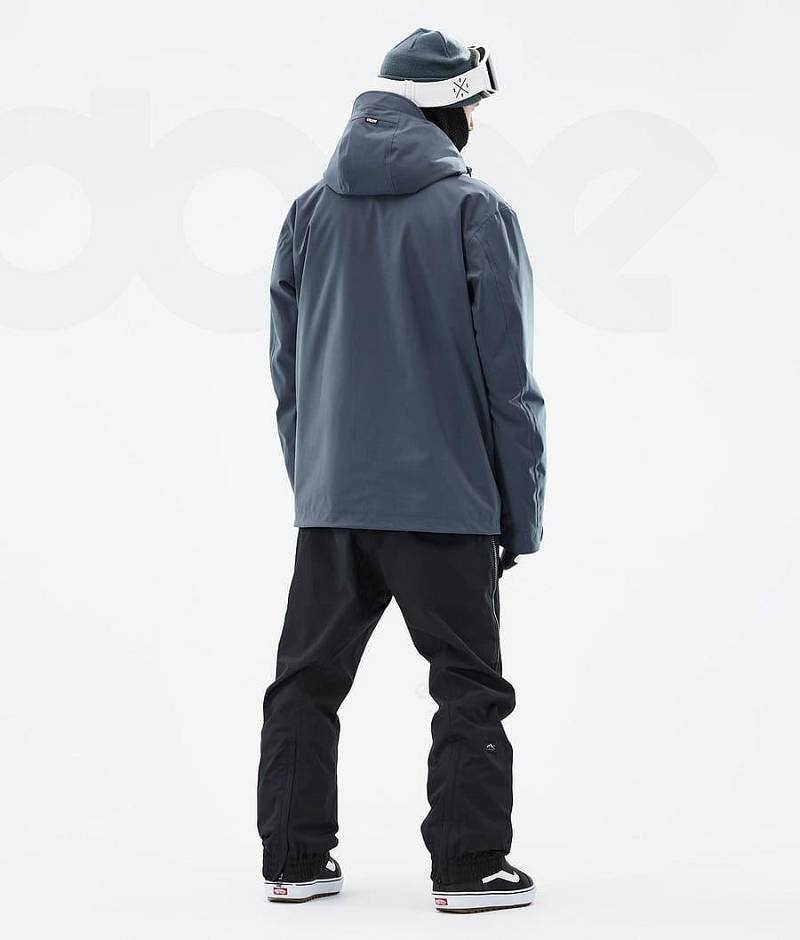 Blue Men's Dope Ranger Snowboard Jackets | India_D1037