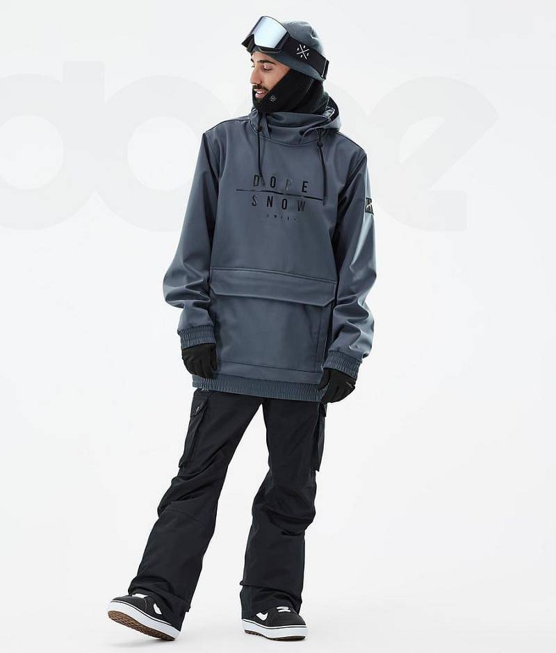 Blue Men's Dope Wylie Snowboard Jackets | India_D1492