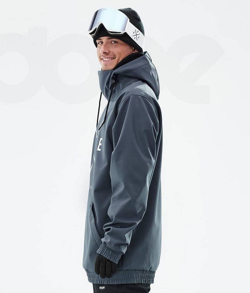 Blue Men's Dope Yeti Ski Jackets | India_D1236