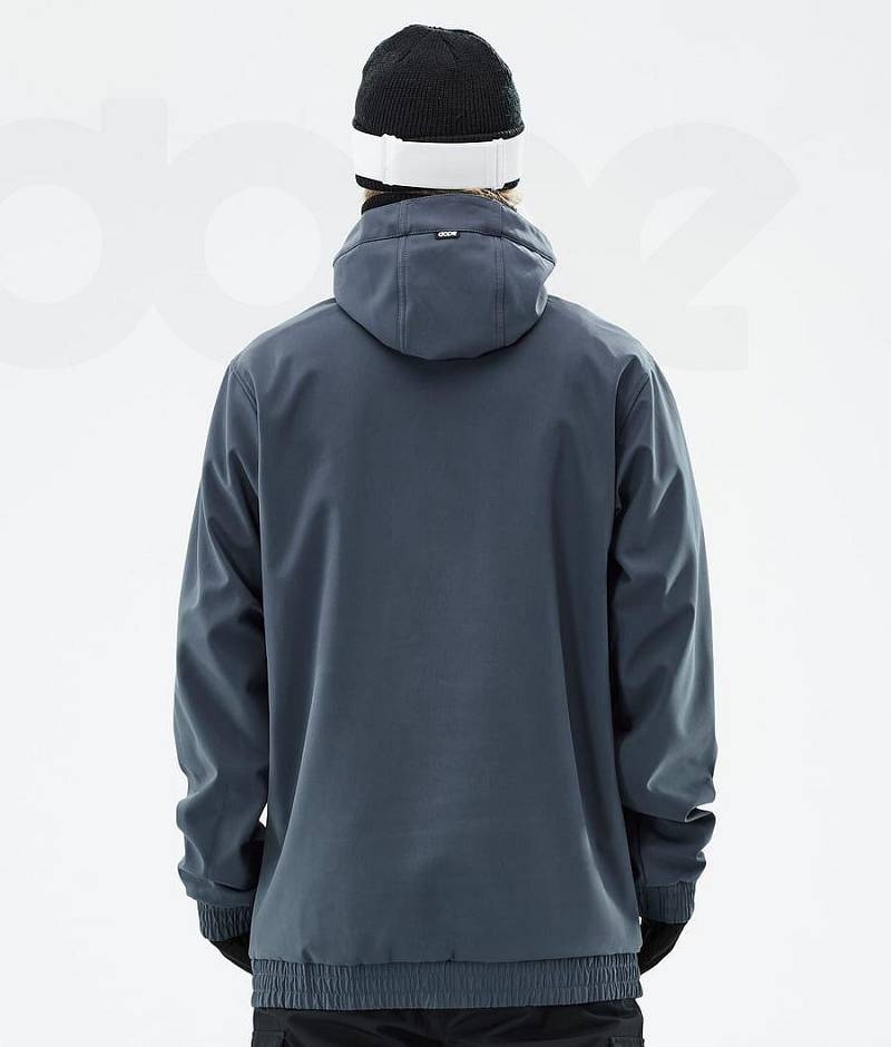 Blue Men's Dope Yeti Ski Jackets | India_D1236