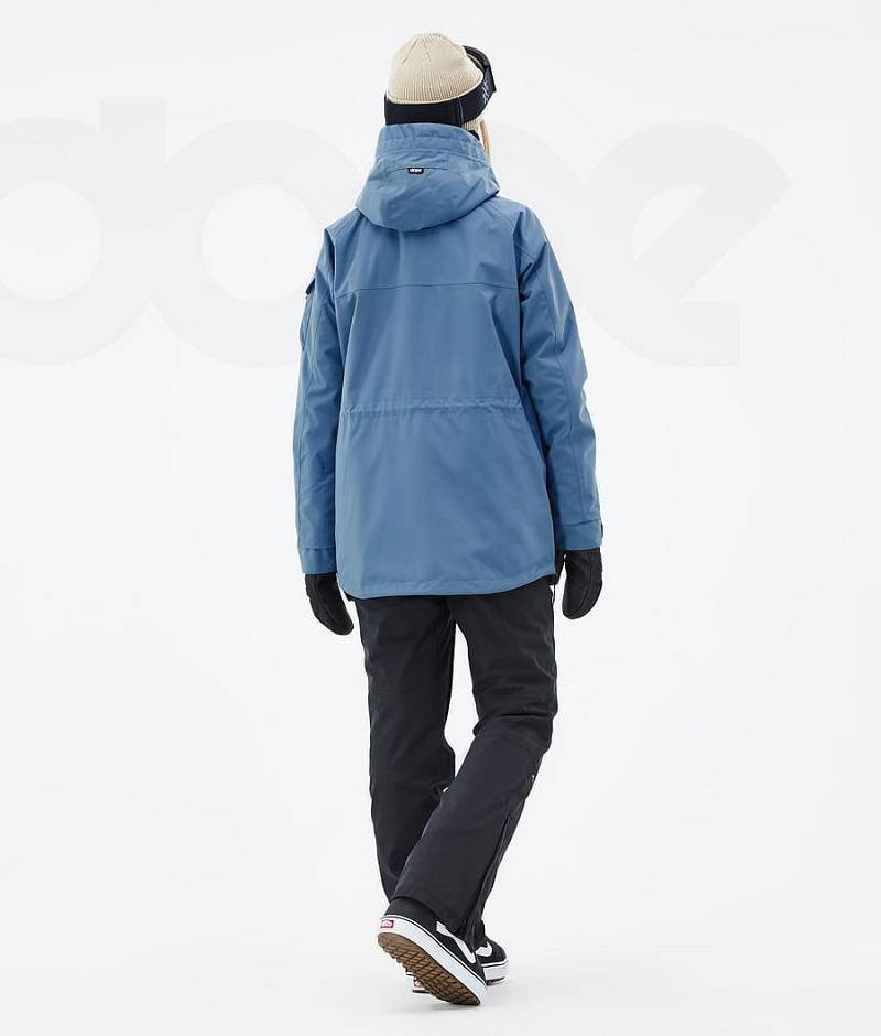 Blue Women's Dope Akin W Snowboard Jackets | India_D1711