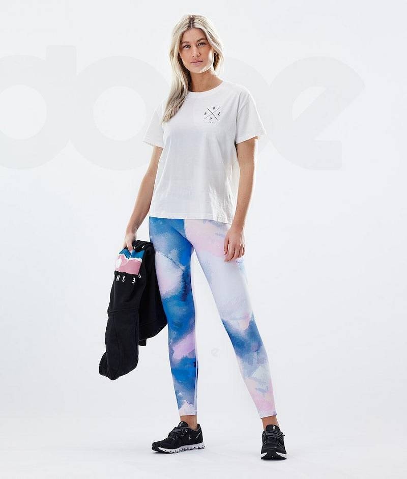 Blue Women's Dope Razor Leggings | India_D1983