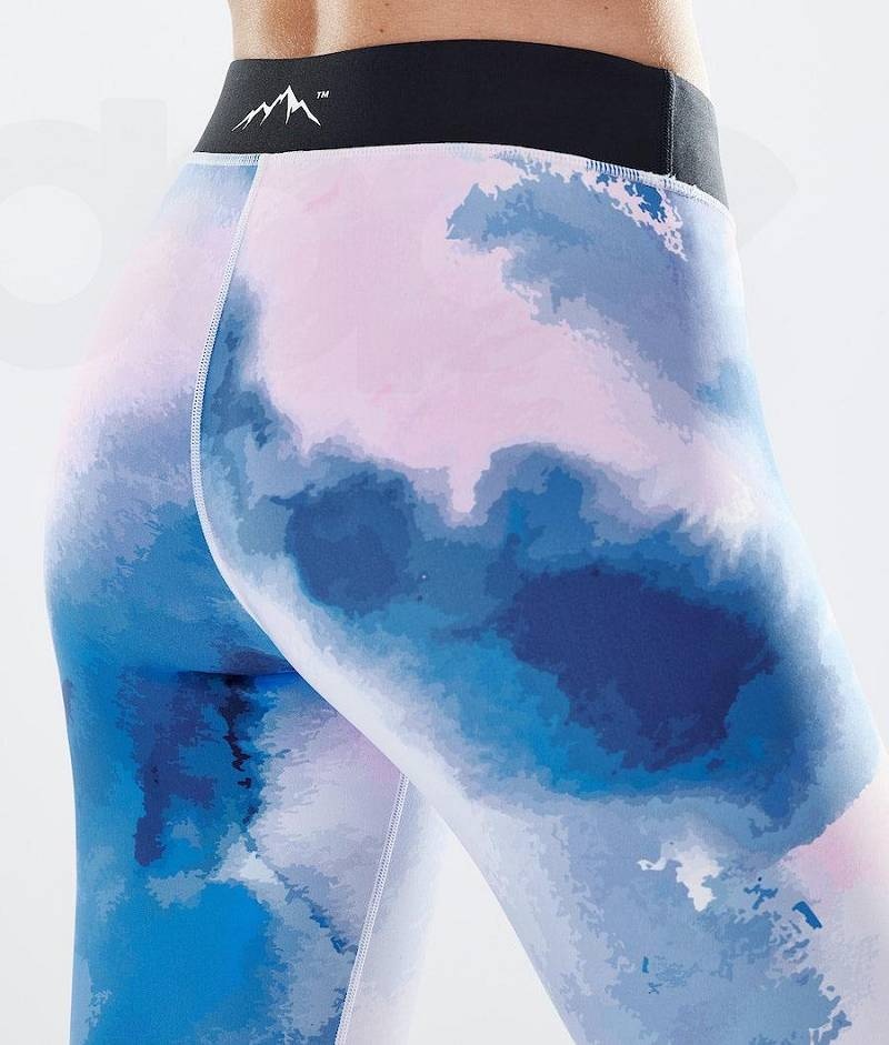 Blue Women's Dope Razor Leggings | India_D1983