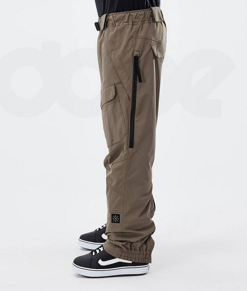 Brown Men's Dope Antek Snowboard Pants | India_D1273