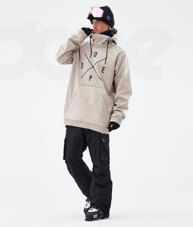 Brown Men's Dope Yeti Ski Jackets | India_D1568