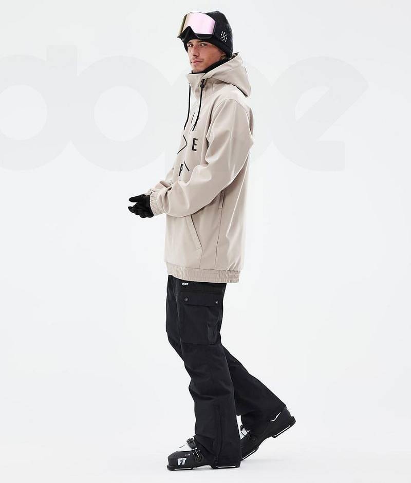 Brown Men's Dope Yeti Ski Jackets | India_D1568