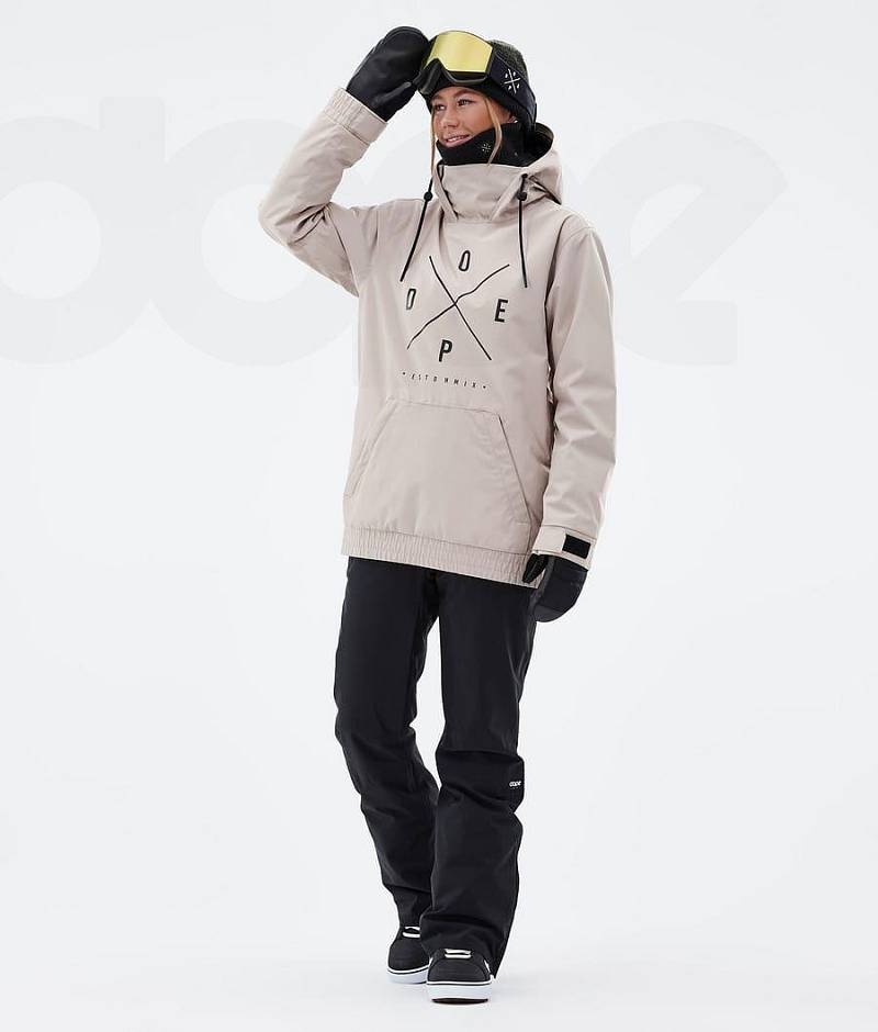 Brown Women's Dope Migoo W Snowboard Jackets | India_D2409