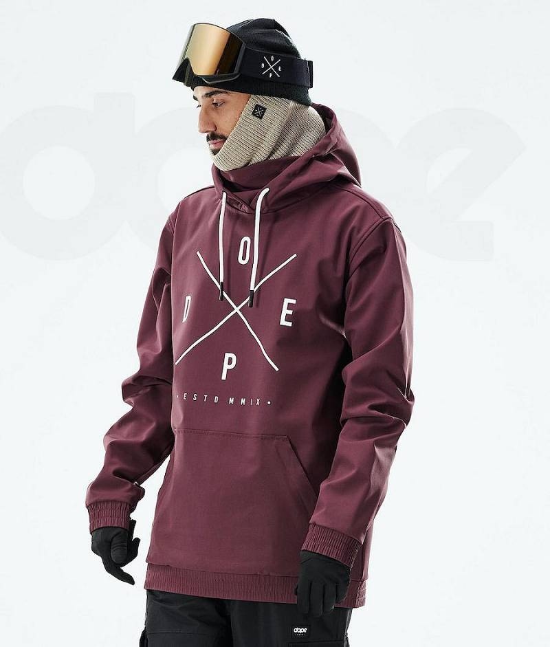 Burgundy Men\'s Dope Yeti 2021 Snowboard Jackets | India_D1433