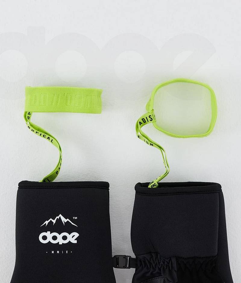 Green Men's Dope Ace Snowboard Gloves | India_D1305