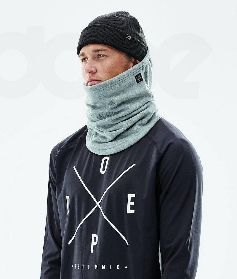 Green Men's Dope Cozy Tube Facemasks | India_D2446
