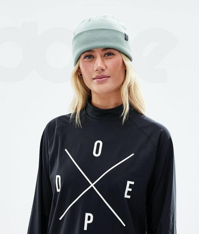 Green Men's Dope Solitude Beanies | India_D1541