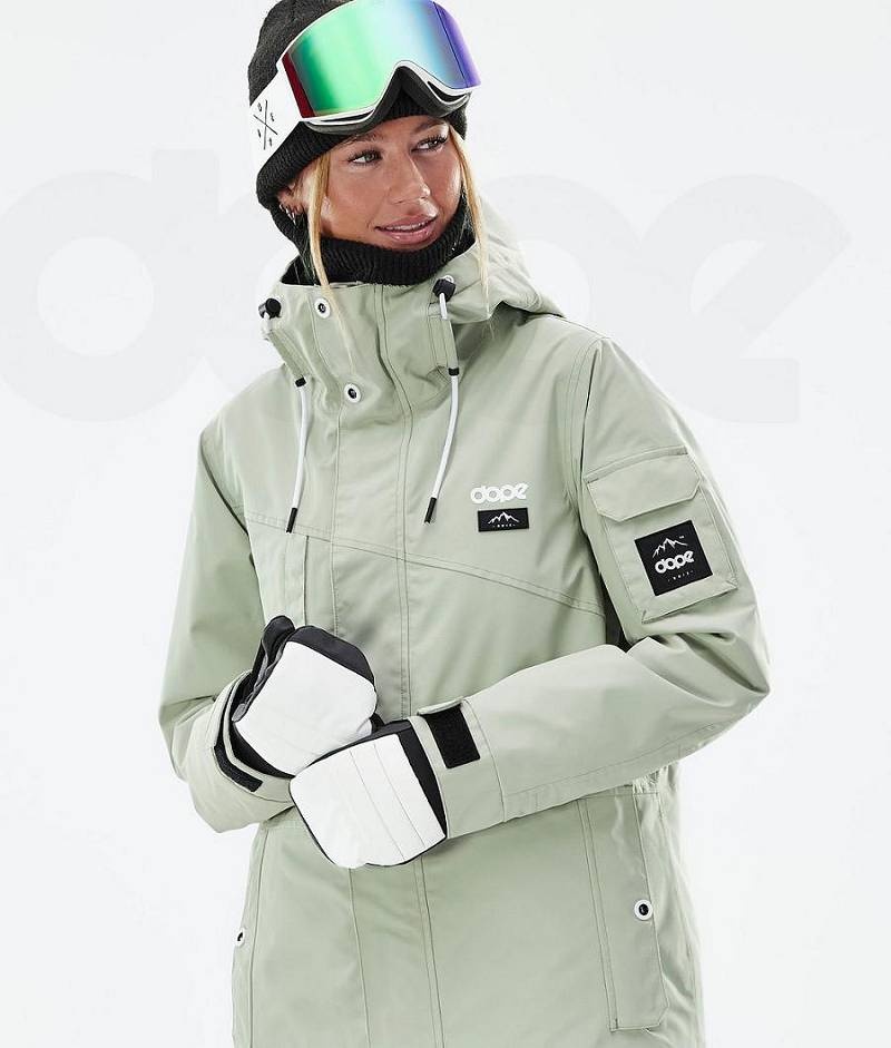 Green Women's Dope Adept W Ski Jackets | India_D1425