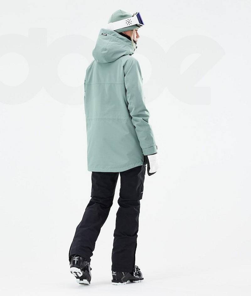 Green Women's Dope Akin W 2021 Ski Jackets | India_D2190