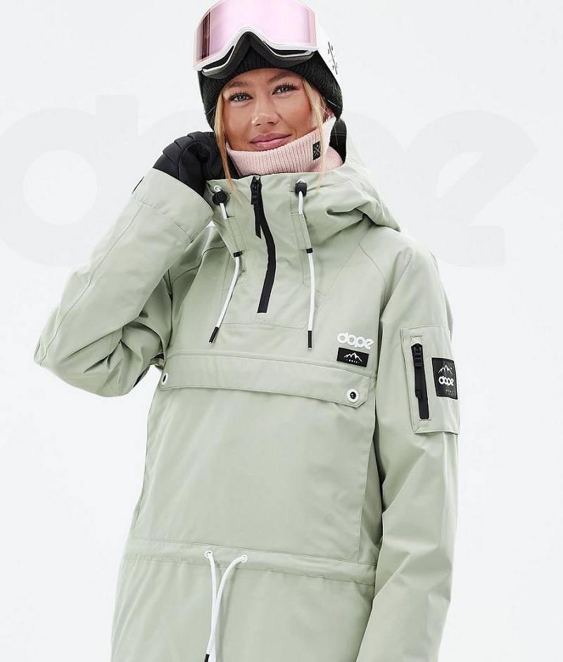 Green Women's Dope Annok W Ski Jackets | India_D2182