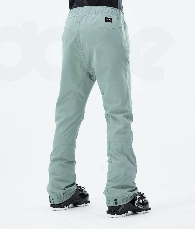 Green Women's Dope Blizzard W 2021 Ski Pants | India_D1668