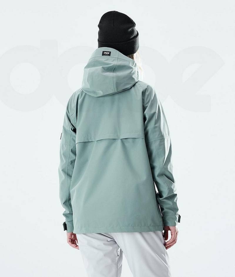 Green Women's Dope Hiker W Outdoor Jackets | India_D1770