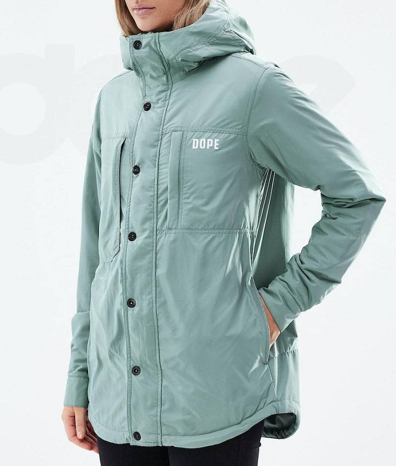 Green Women's Dope Insulated W Outdoor Jackets | India_D2417