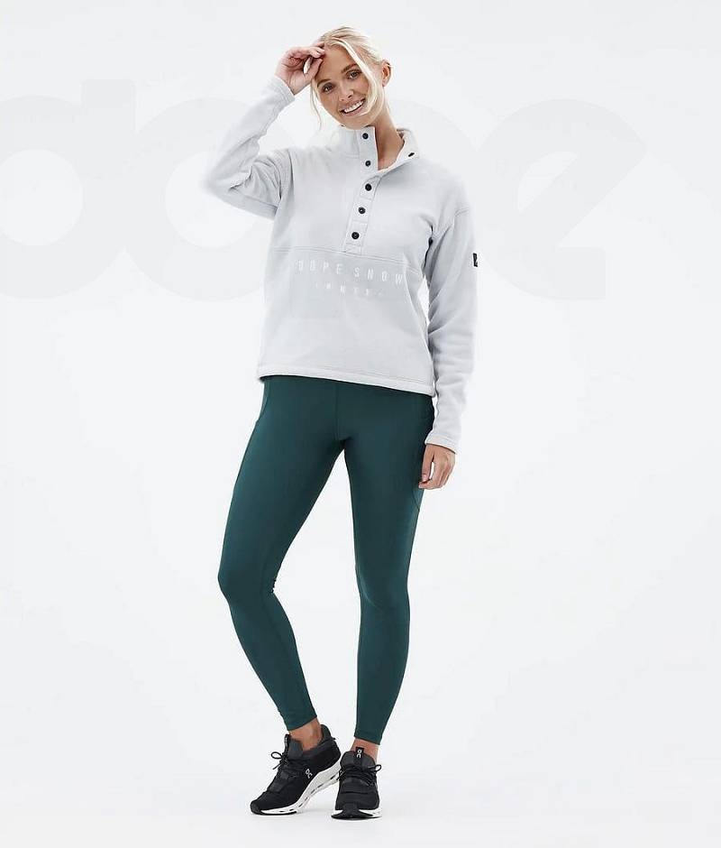 Green Women's Dope Lofty Tech Leggings | India_D1110