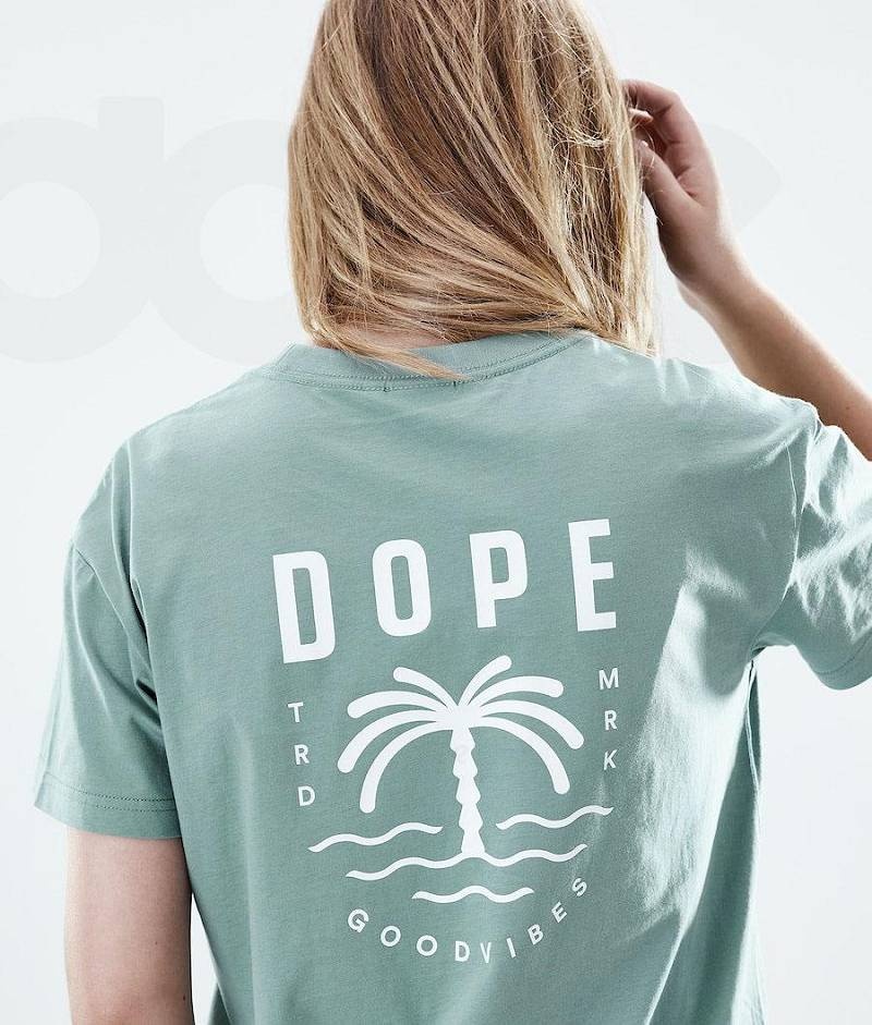 Green Women's Dope Regular T-shirts | India_D2210