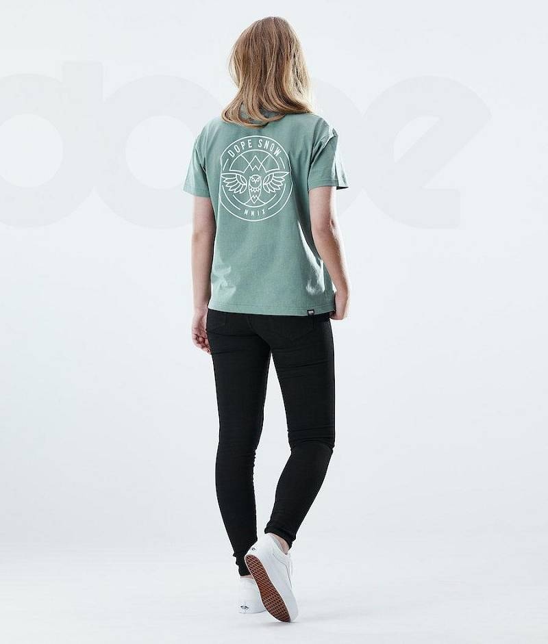 Green Women's Dope Regular T-shirts | India_D1080