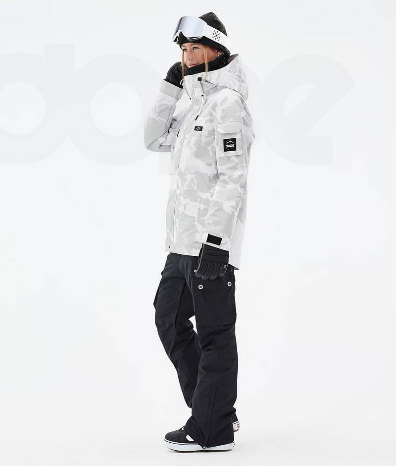 Grey Camo Women's Dope Adept W Snowboard Jackets | India_D1347