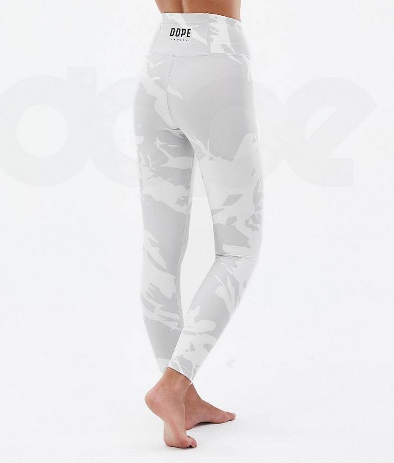 Grey Camo Women's Dope Snuggle W Base Layer Pants | India_D1803
