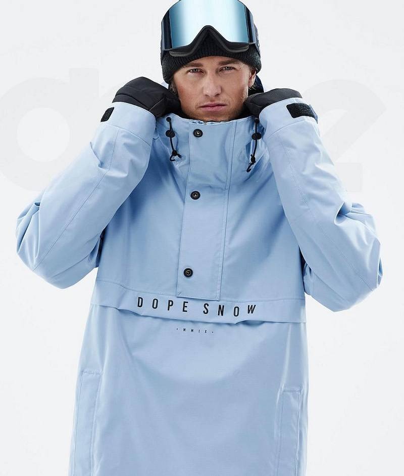 Light Blue Men's Dope Legacy Ski Jackets | India_D1747