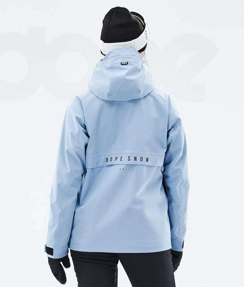 Light Blue Women's Dope Legacy W Snowboard Jackets | India_D2225