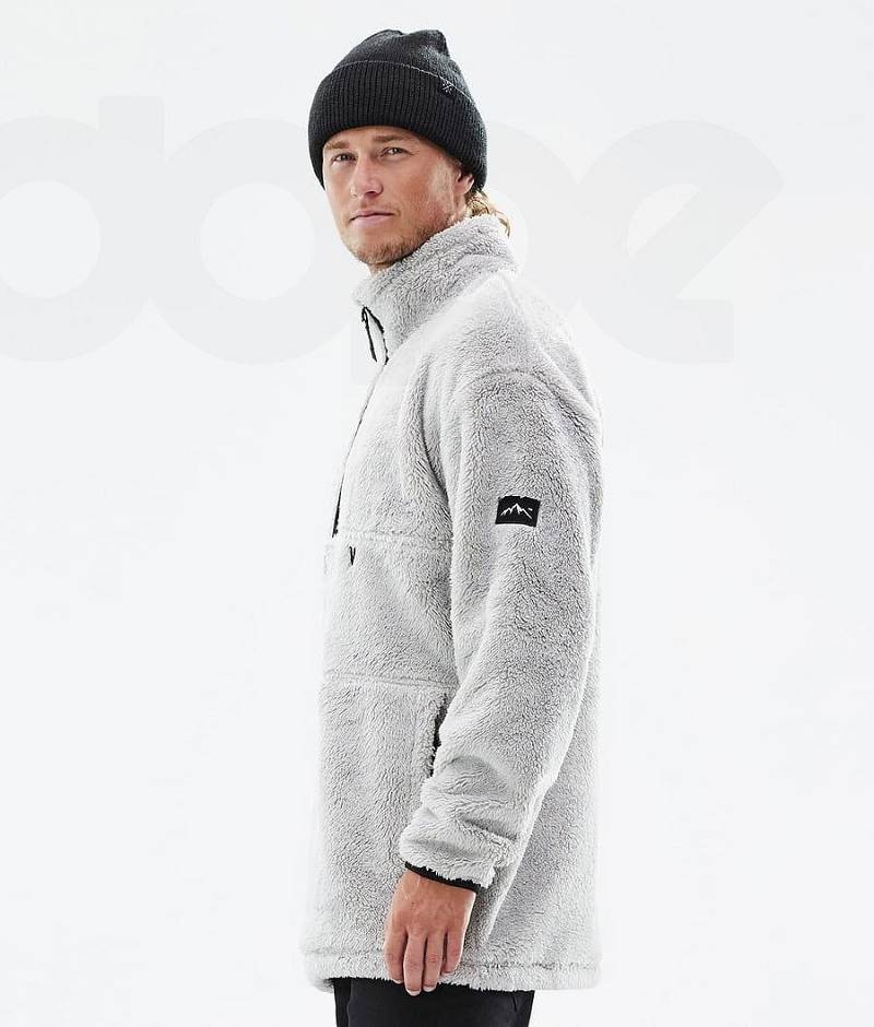 Light Grey Men's Dope Pile Fleece | India_D2262