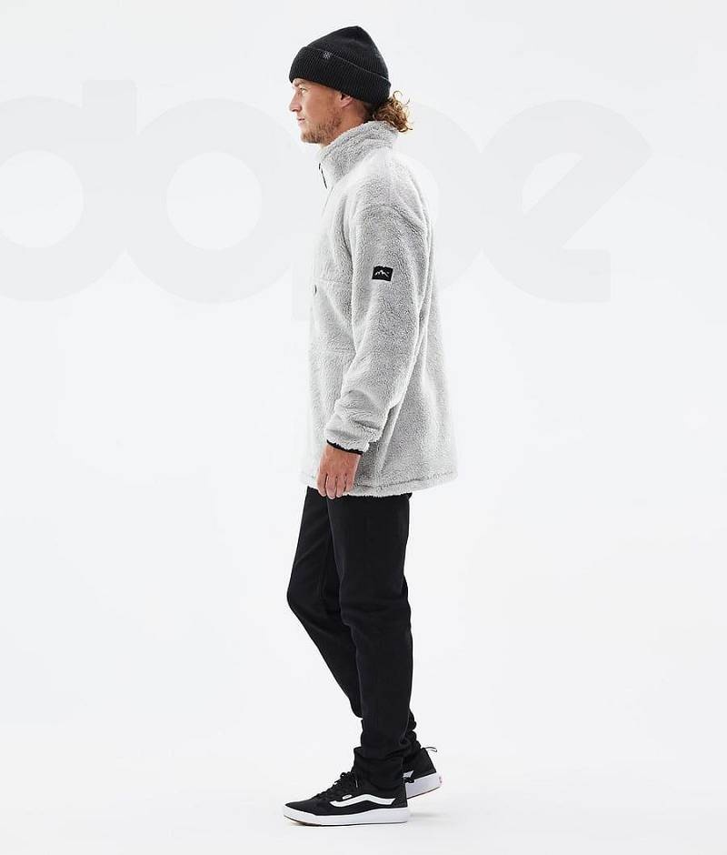Light Grey Men's Dope Pile Fleece | India_D2262