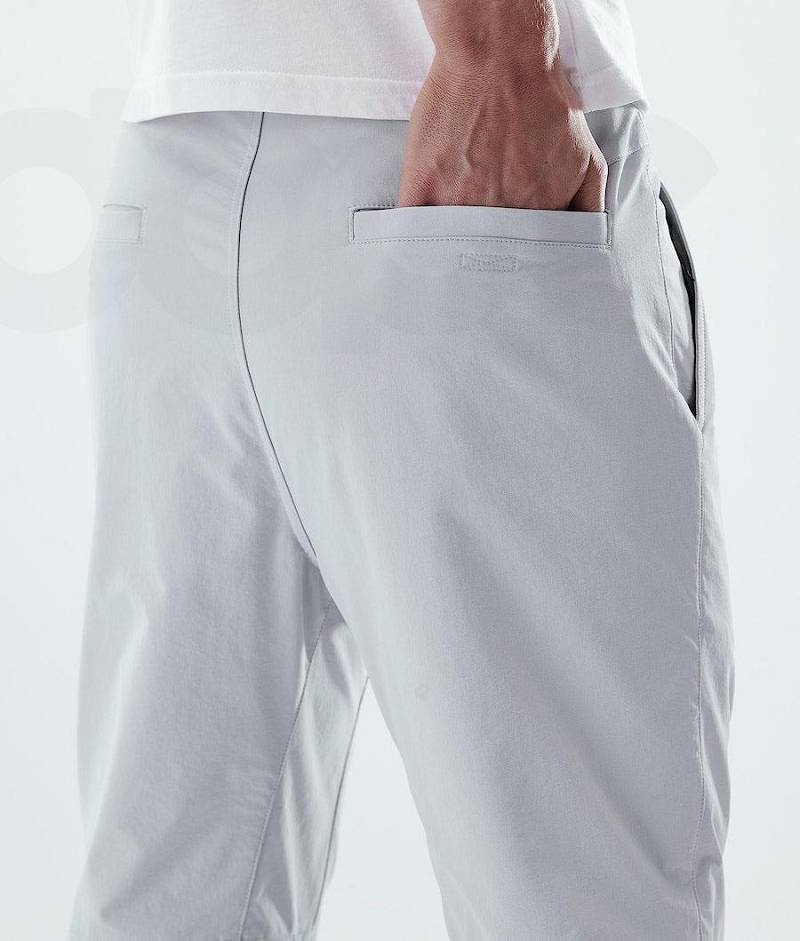 Light Grey Men's Dope Rover Tech Outdoor Pants | India_D1414