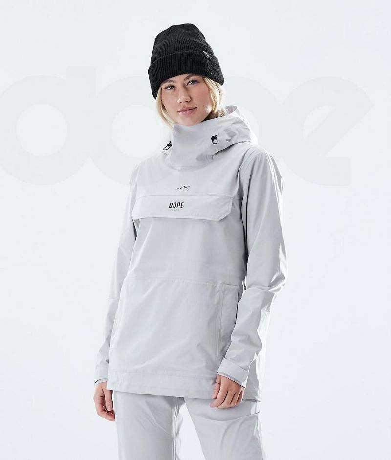 Light Grey Women\'s Dope Drizzard W Outdoor Jackets | India_D2232