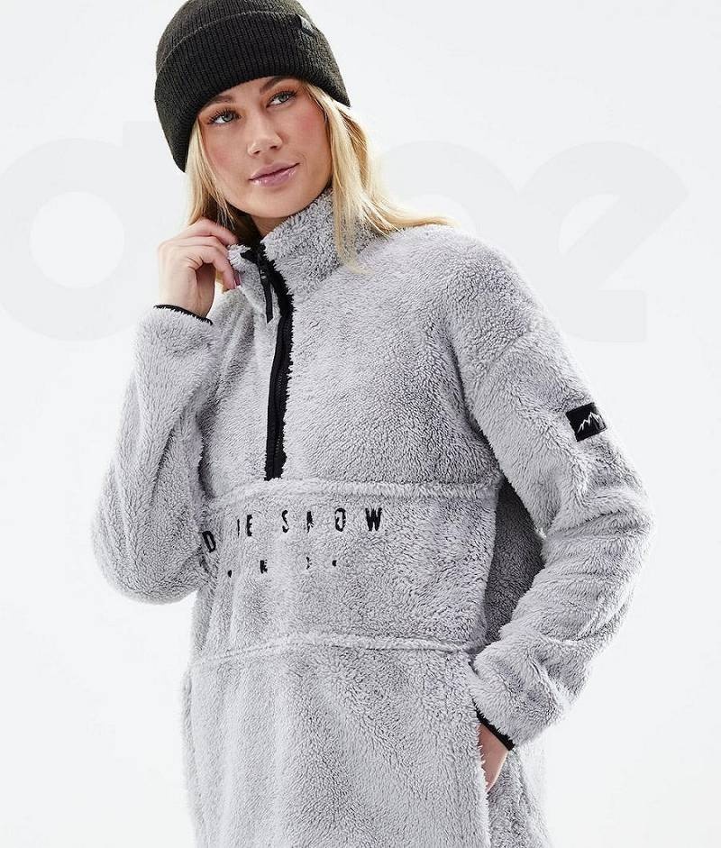 Light Grey Women's Dope Pile W 2021 Fleece | India_D1094