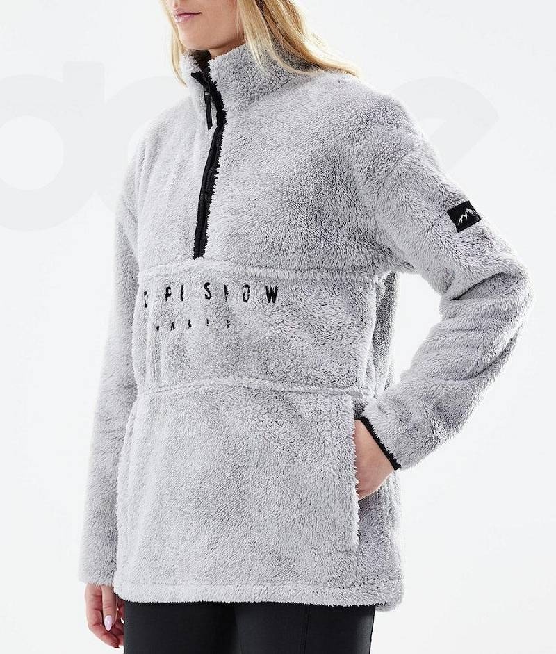 Light Grey Women's Dope Pile W 2021 Fleece | India_D1094