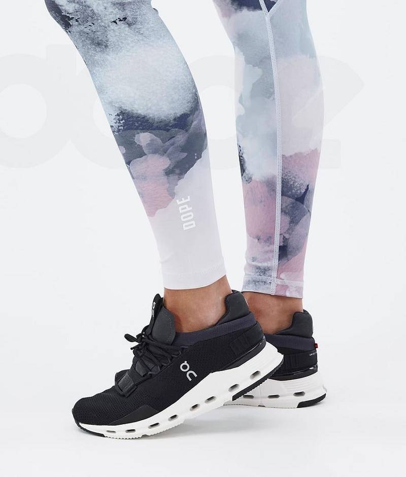 Navy Women's Dope Lofty Tech Leggings | India_D2504