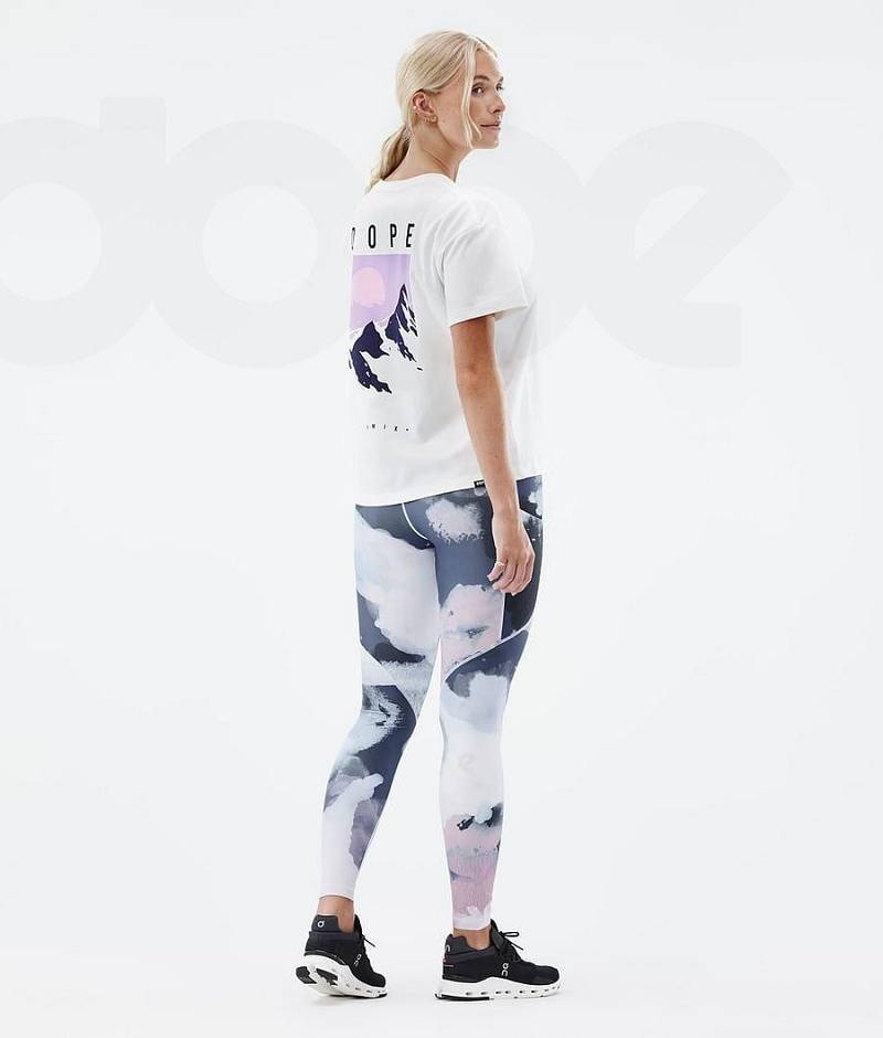 Navy Women's Dope Lofty Tech Leggings | India_D2504