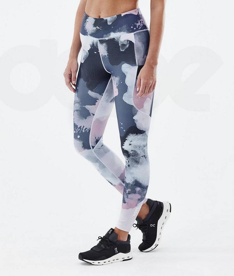 Navy Women\'s Dope Lofty Tech Leggings | India_D2504