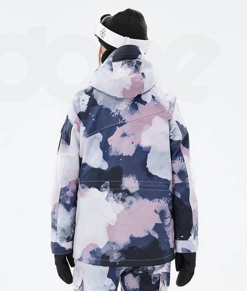 Navy / Pink Women's Dope Adept W Snowboard Jackets | India_D1069