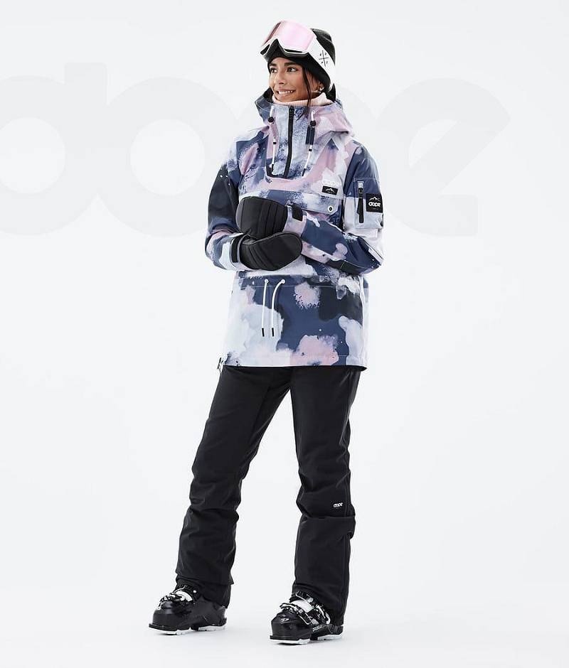 Navy / Pink Women's Dope Annok W Ski Jackets | India_D2218