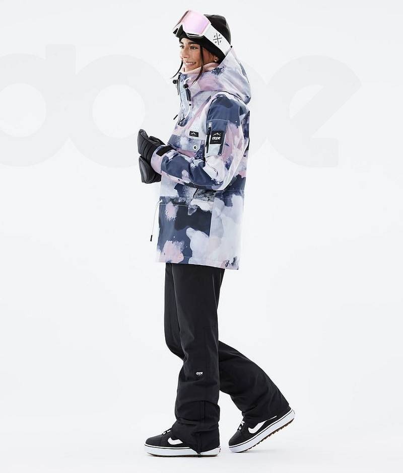 Navy / Pink Women's Dope Annok W Snowboard Jackets | India_D1910